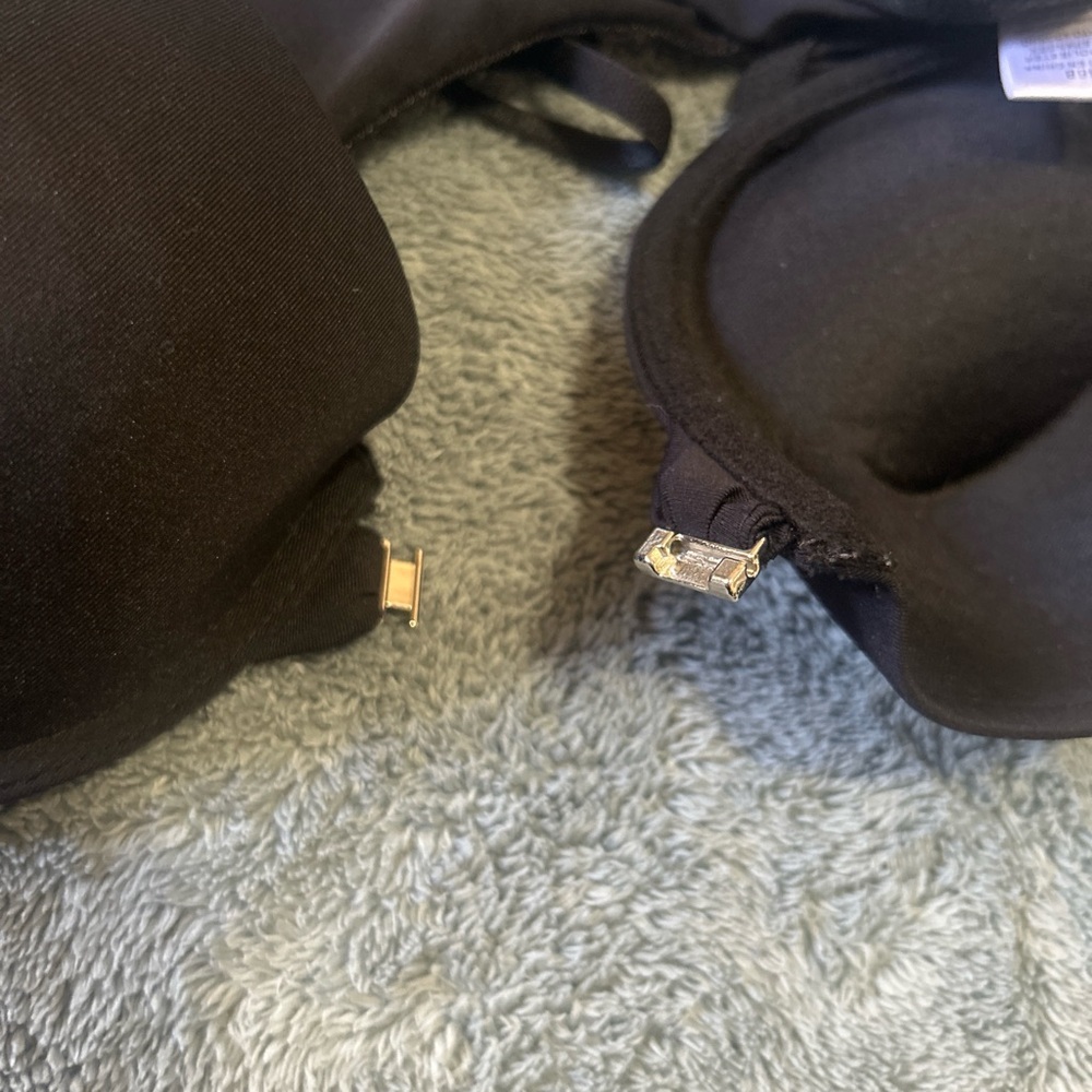 Unbranded Black Front-Closure Cage Back Push-Up Bra - Size 36B - Picture 6 of 7